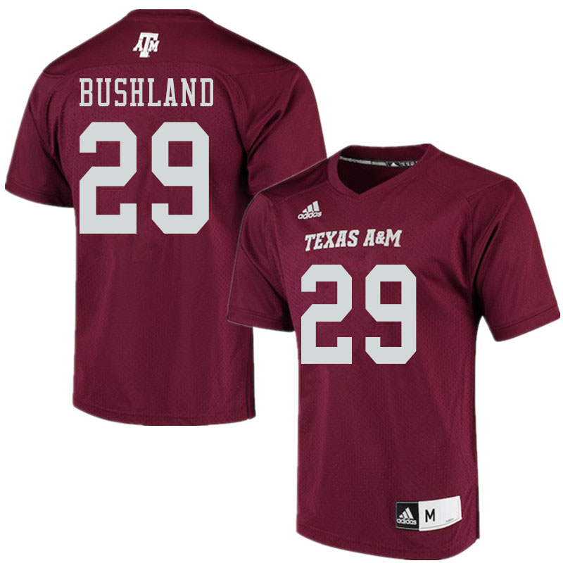 Men #29 Daniel Bushland Texas A&M Aggies College Football Jerseys Sale-Maroon Alumni Player